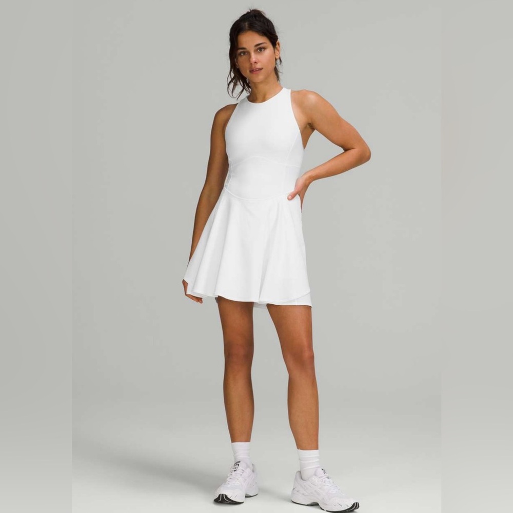 lululemon athletica White Sleeveless Tennis Dress